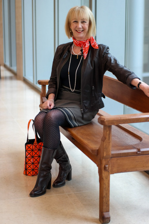 Leather, pearls and polka dots - No Fear of Fashion
