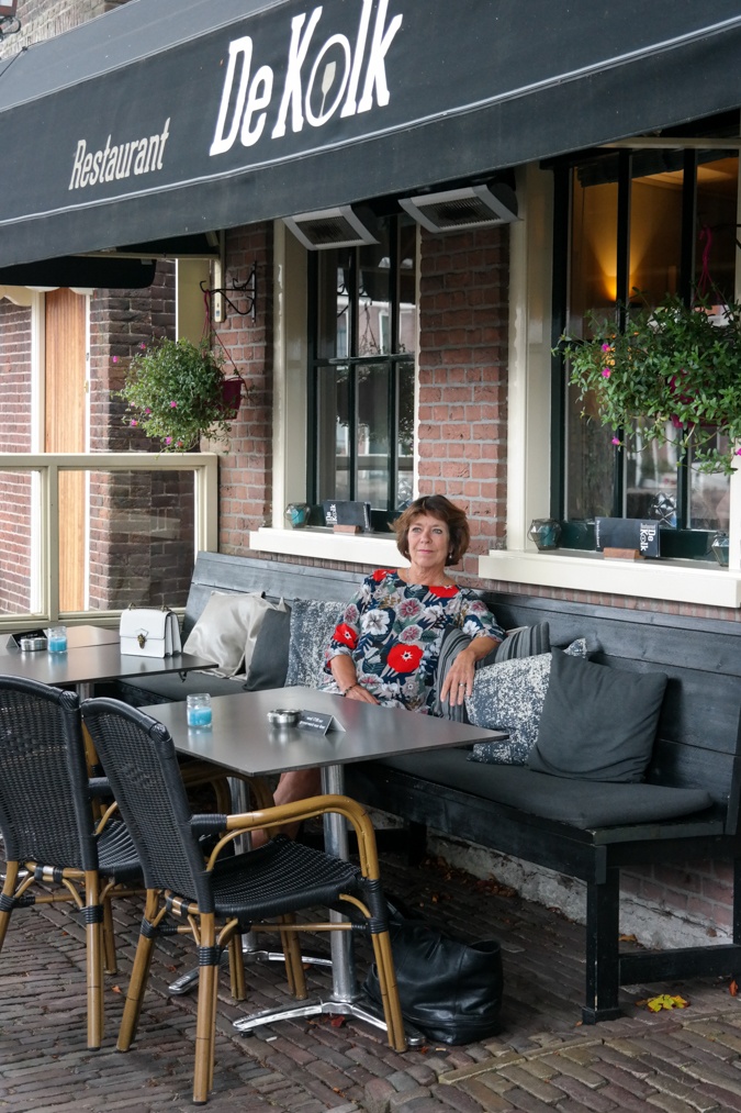 Loes in Restaurant De Kolk in Spaarndam