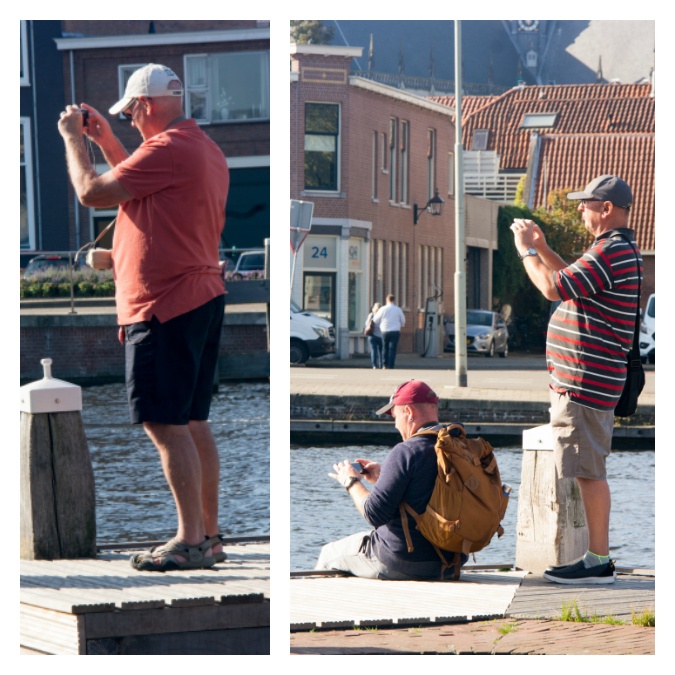 Photographing men in Haarlem