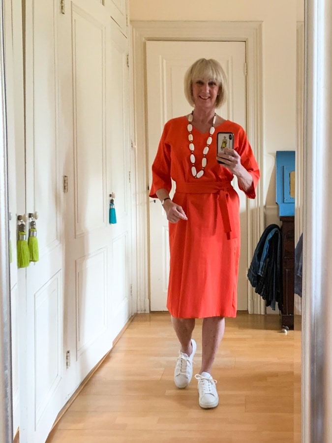 Outfit Wednesday Orange dress