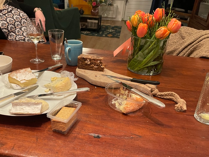 French cheese and Dutch tulips