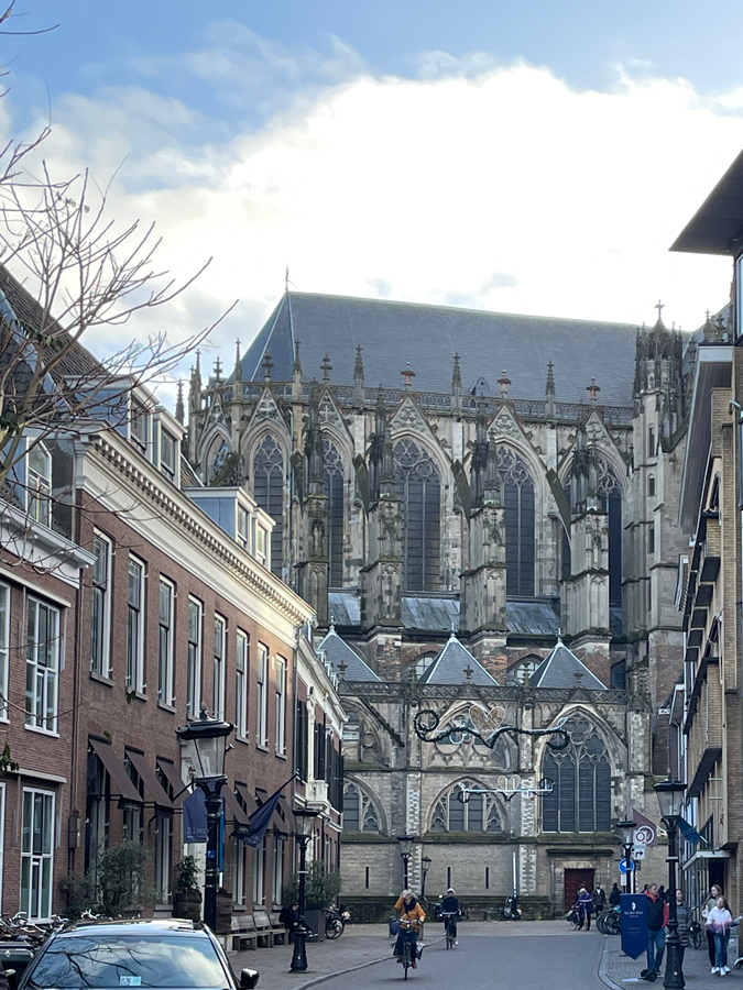 part of Dom church in Utrecht