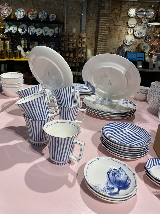 Delft blue porcelain
