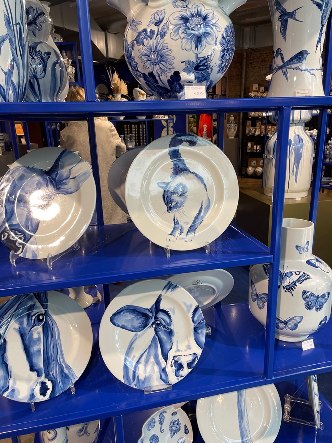 Delft blue porcelain