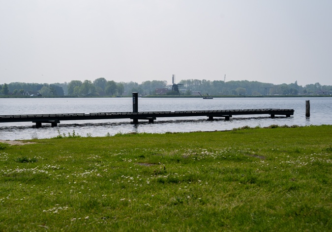 Dutch landscape jetty