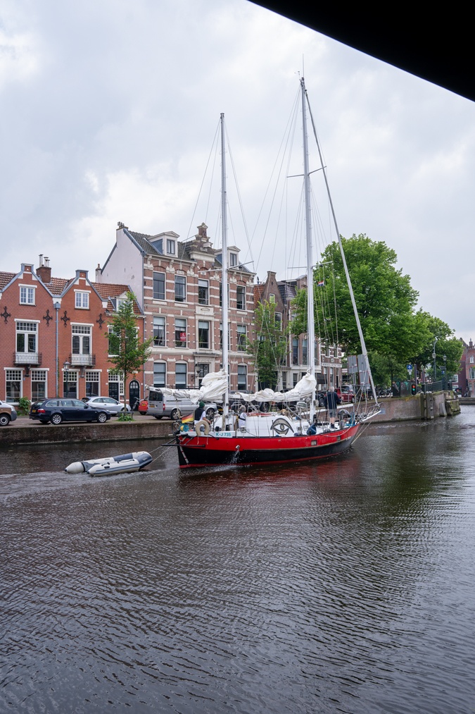 Spaarne canal in Haarlem