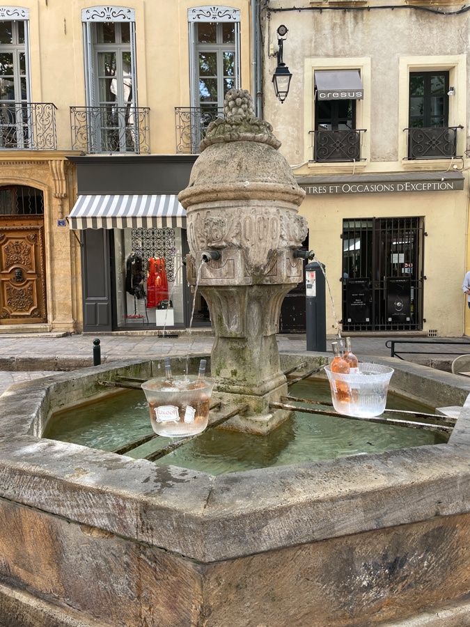 How to keep the rose wine cold in Aix en Provence