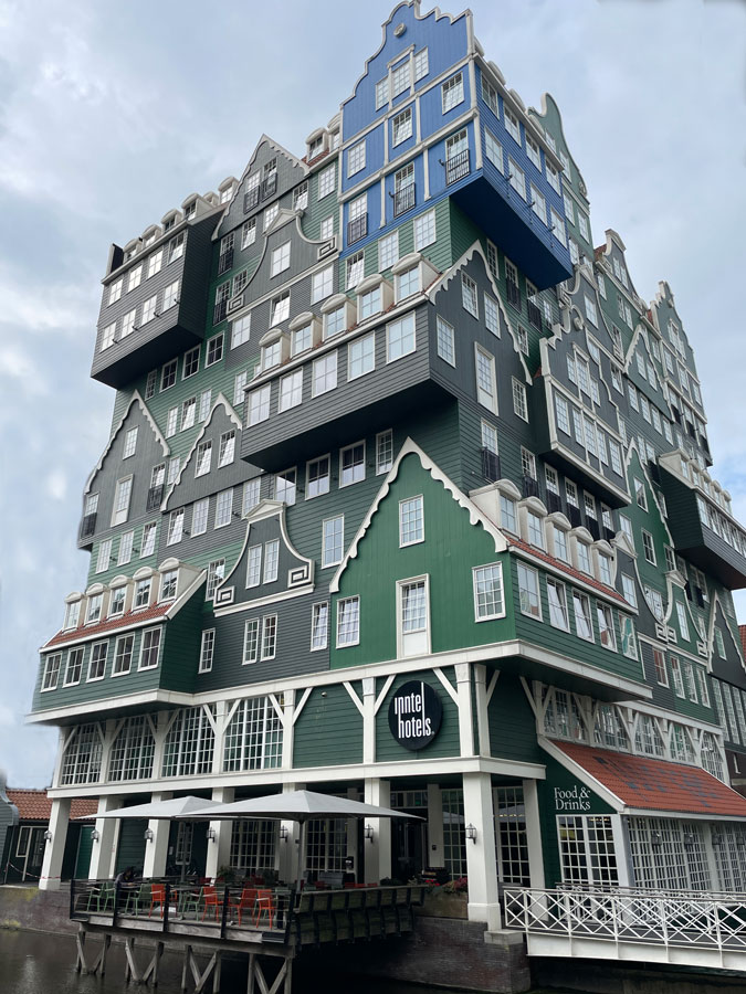 Hotel in Zaandam looking like the old houses