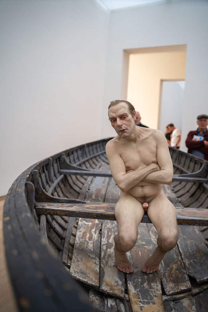 Sculpture by Ron Mueck