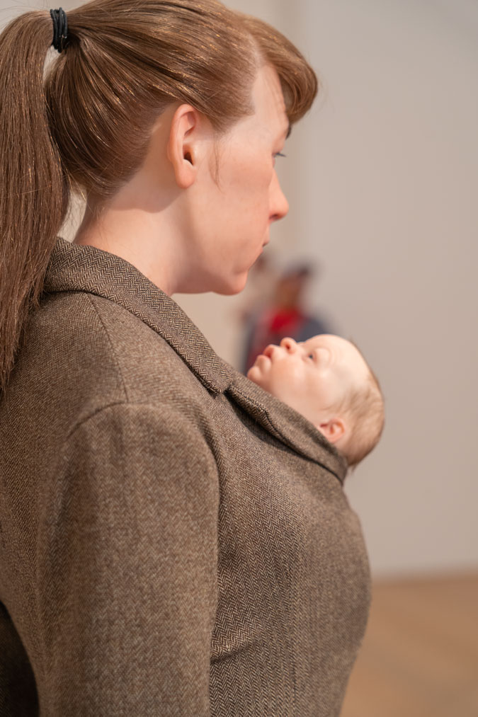 Sculpture by Ron Mueck